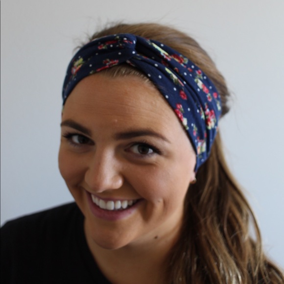 🆕4 pack floral yoga headbands / stretch cotton - Picture 8 of 8